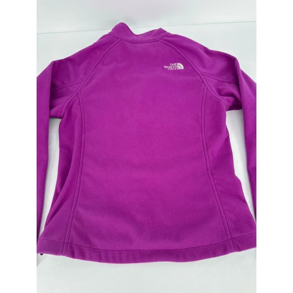 The North Face Softshell Fleece Winter Jacket Zip Up Women's‎ size Small Purple